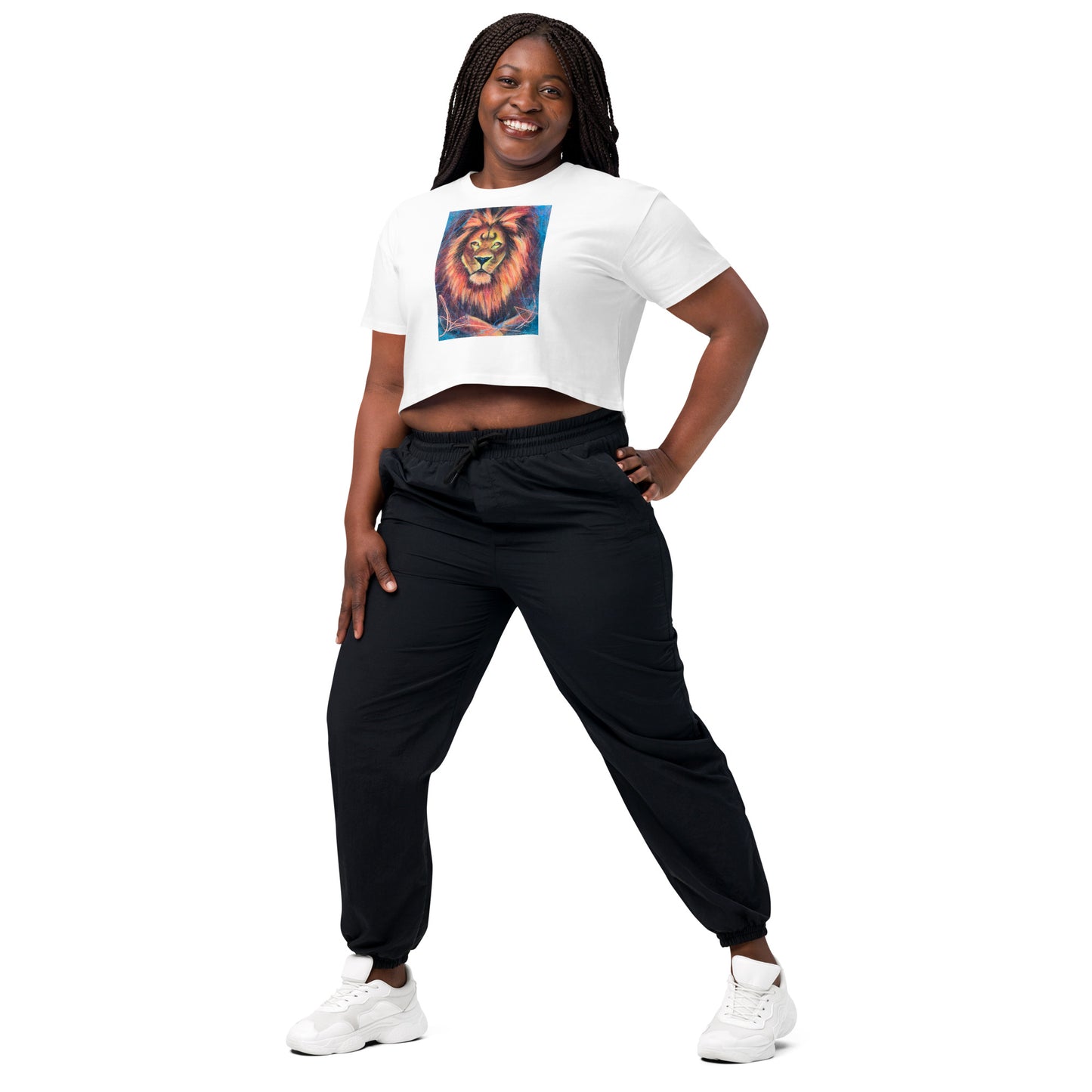 "Be The Lion" Women’s crop top