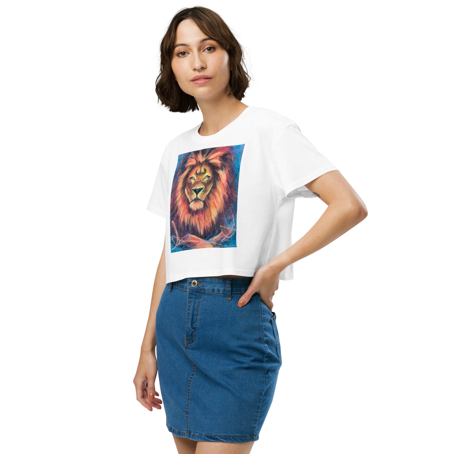 "Be The Lion" Women’s crop top