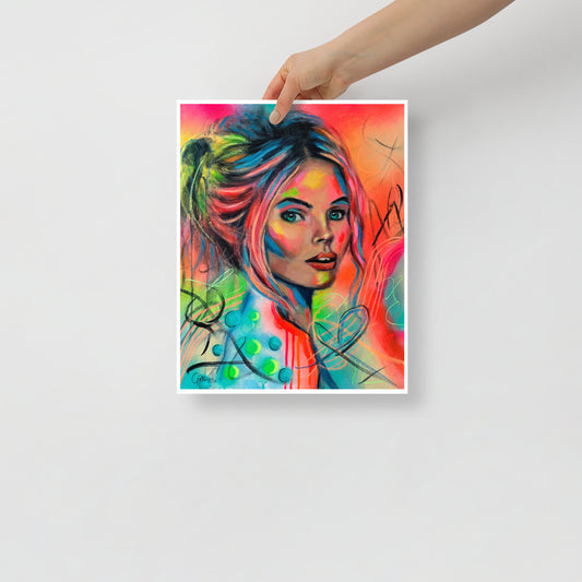 "Let Me Color Your World" Fine Art Print