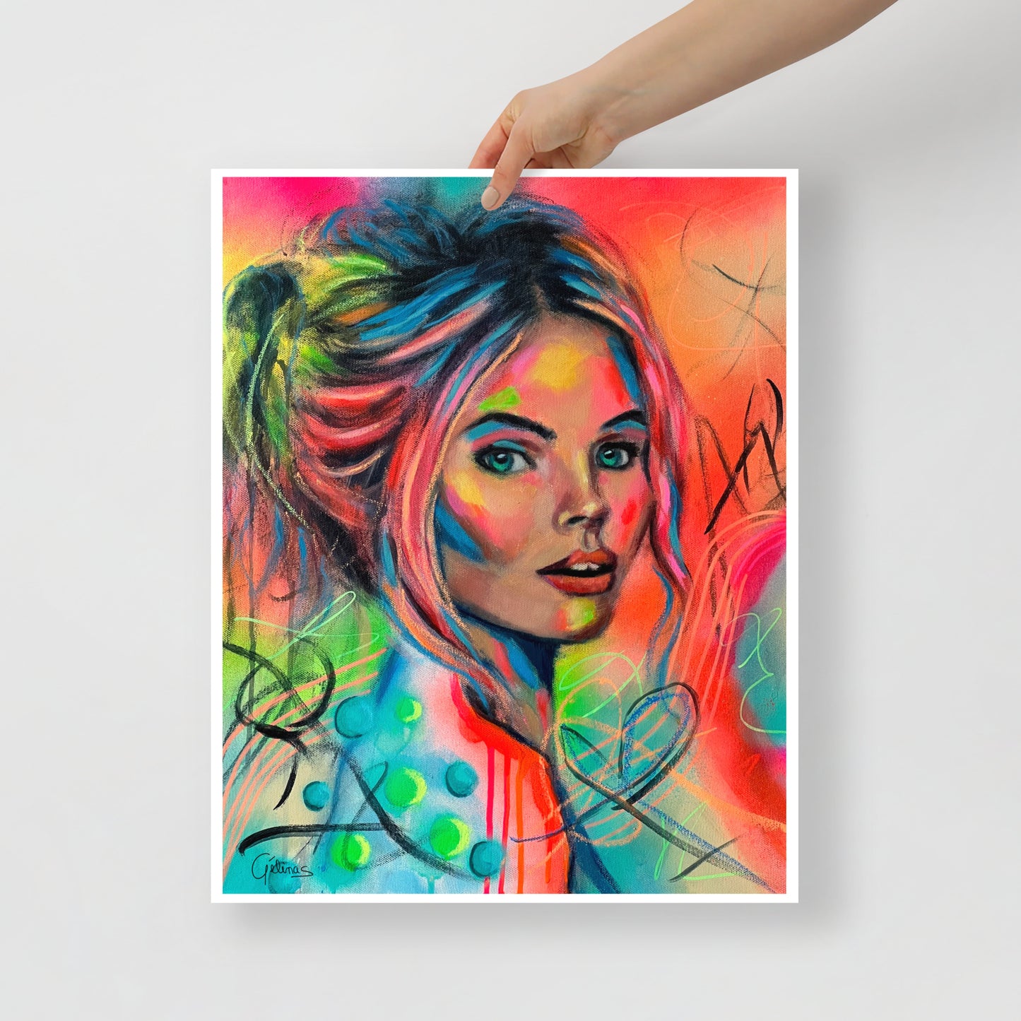 "Let Me Color Your World" Fine Art Print